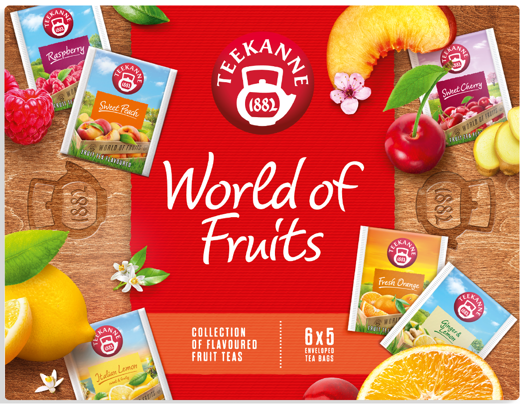 Teekanne World of Fruit Collection válogatás 6 féle ízzel