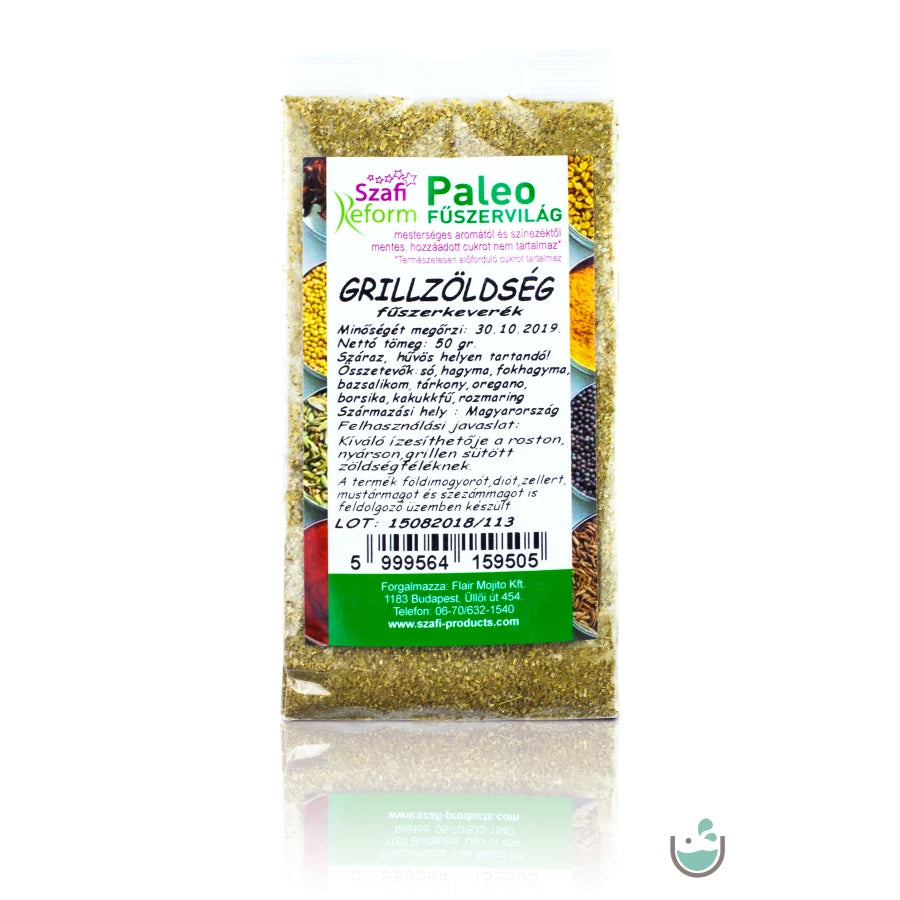 Szafi Reform Paleo Grillzöldség fűszerkeverék 50 g (gluténmentes)