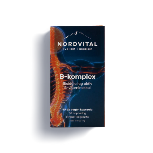 Nordvital B-komplex vegán - 60db