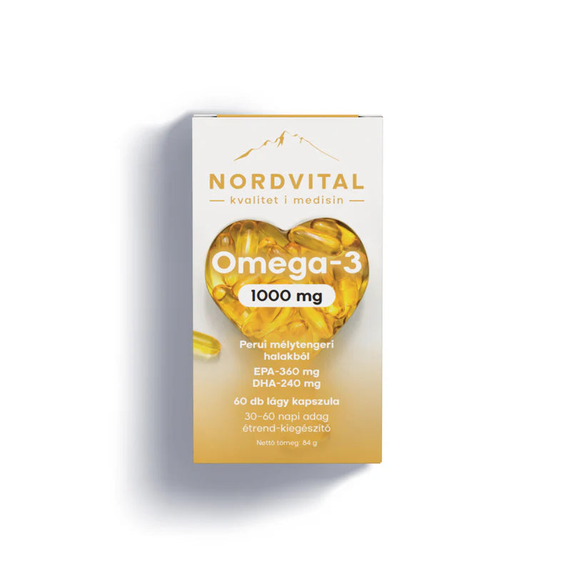 Nordvital Omega-3 Halolaj - 60db