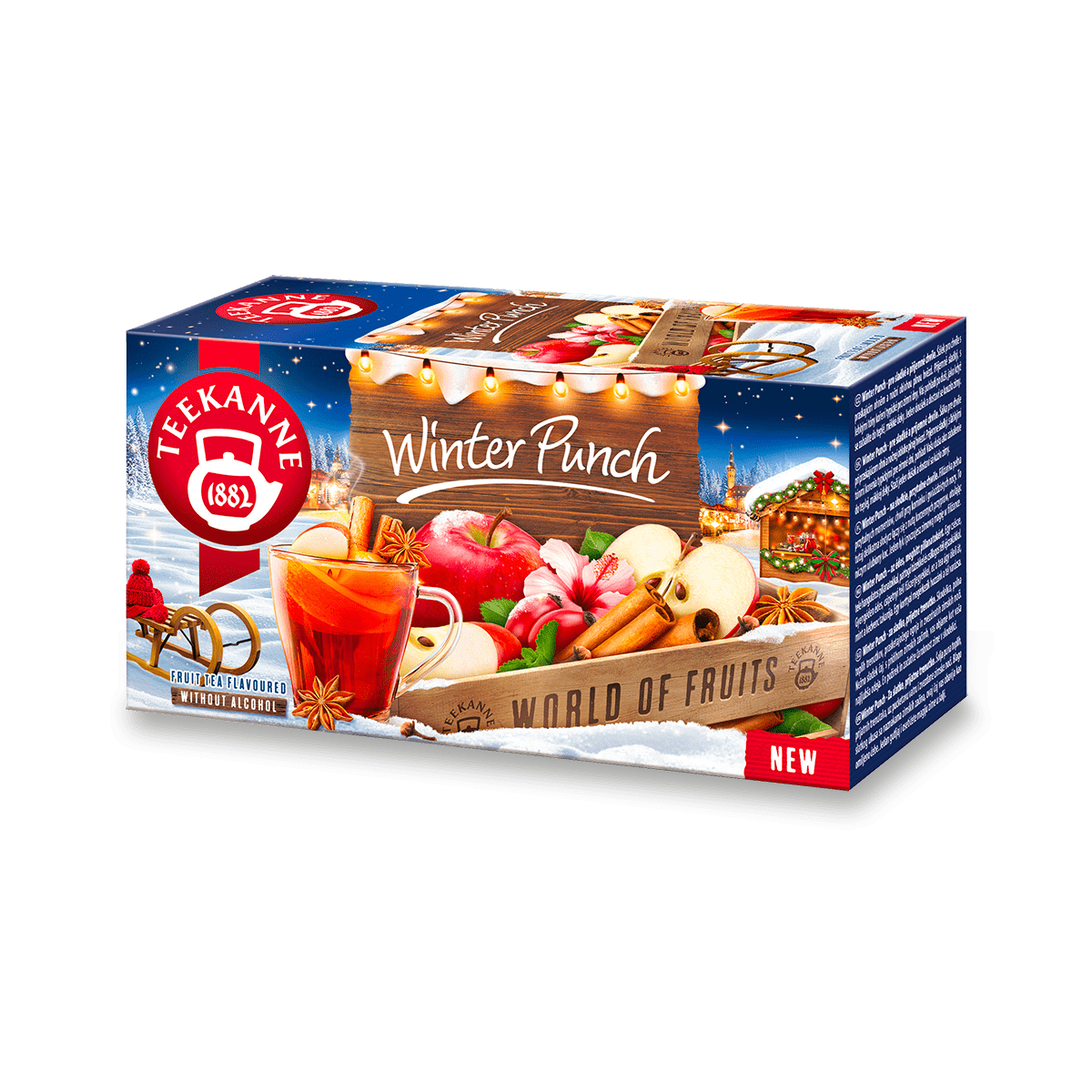 Teekanne Winter Punch rumos-szőlő és vanílií ízesítésű tea