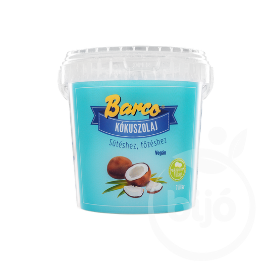 Barco kókuszolaj sütéshez-főzéshez vödörben 1000ml