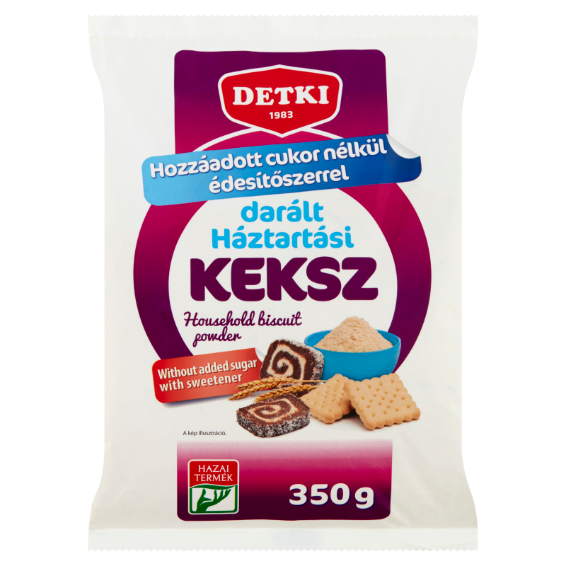 Detki cukormentes darált háztartási keksz édesítőszerekkel 350g