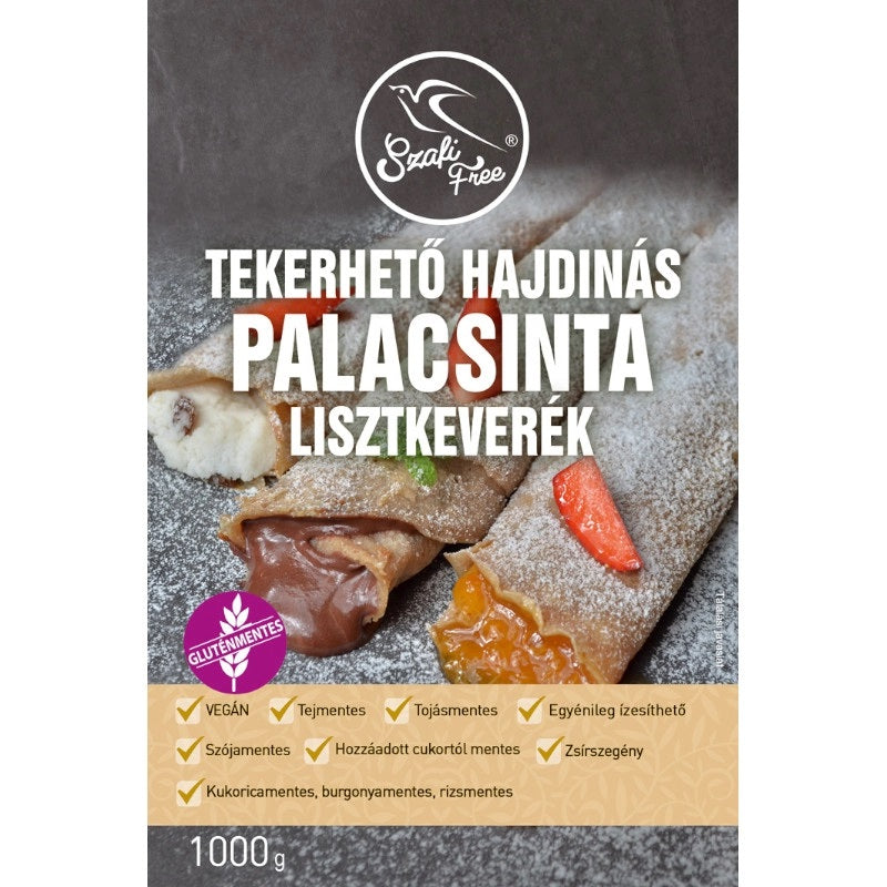 Szafi Free tekerhető Hajdinás Palacsinta lisztkeverék 1000g