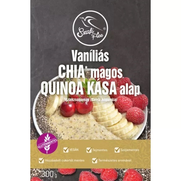 BBE 29/09/2026 Szafi Free Reggeliző Vaníliás CHIA magos QUINOA KÁSA alap 300g