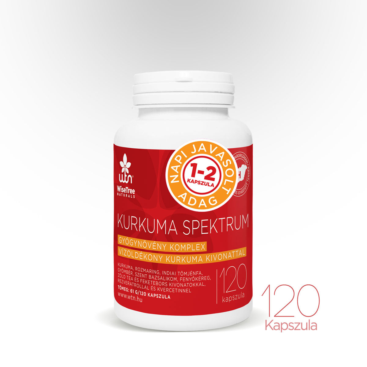 WTN Kurkuma Spektrum 120 tabletta
