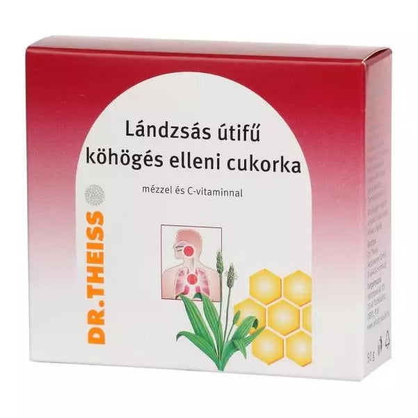 Dr Theiss Lándzsás útifű cukorka C vitaminnal 50g