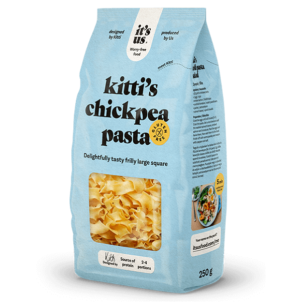 It's Us Kitti's - Csicseriborsó Nagykocka Tészta 250g