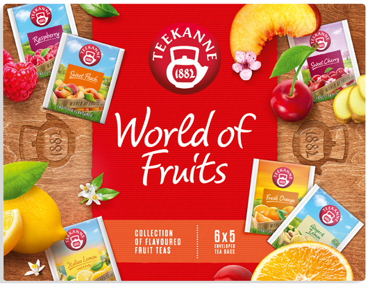 Teekanne World of Fruit Collection 6 different flavours