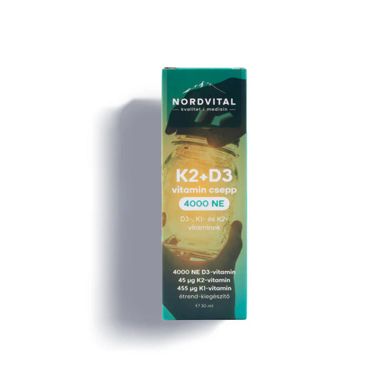 Nordvital D3+K2 csepp 30ml - 60 adag