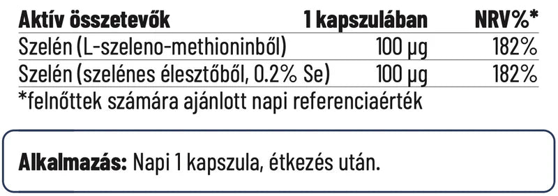 Nordvital Szelén szerves vegán - 60db