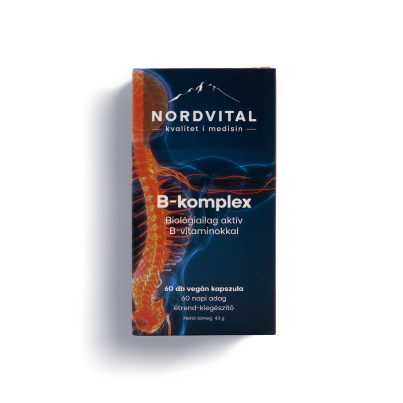 Nordvital B-komplex vegán - 60db