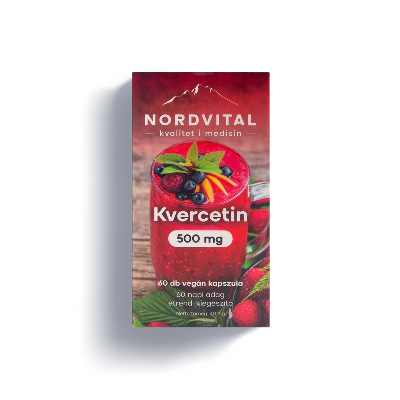 Nordvital Kvercetin 500mg vegán kapszula - 60db