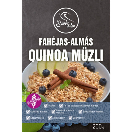 Szafi Free Fahéjas-almás quinoa müzli 200g