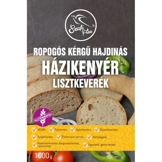 PREORDER Szafi Free Ropogós kérgű hajdinás házikenyér lisztkeverék 1000g