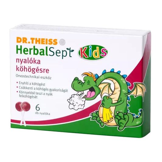 Dr.Theiss HerbalSept Kids nyalóka köhögésre 6 darab