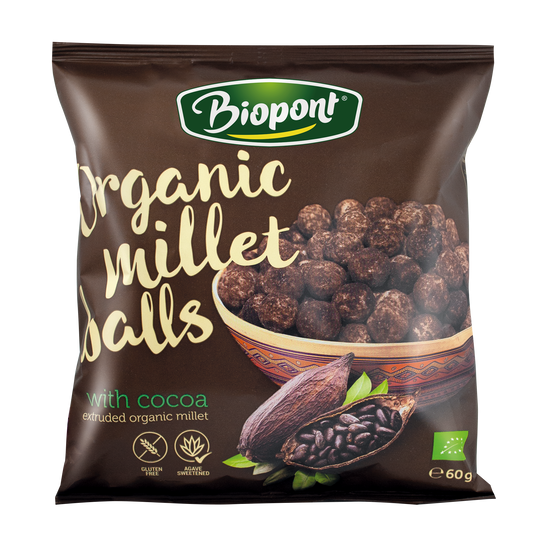 Biopont Organic Millet balls with Cocoa 60g