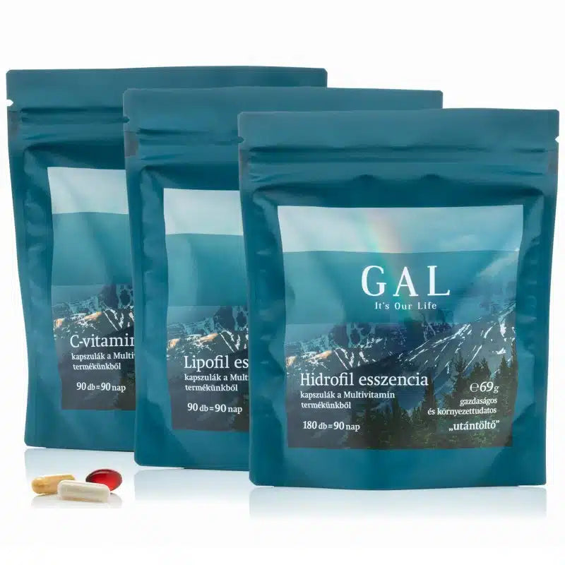 GAL Multivitamin 90 adagos utántöltő – 90db+180db+90db