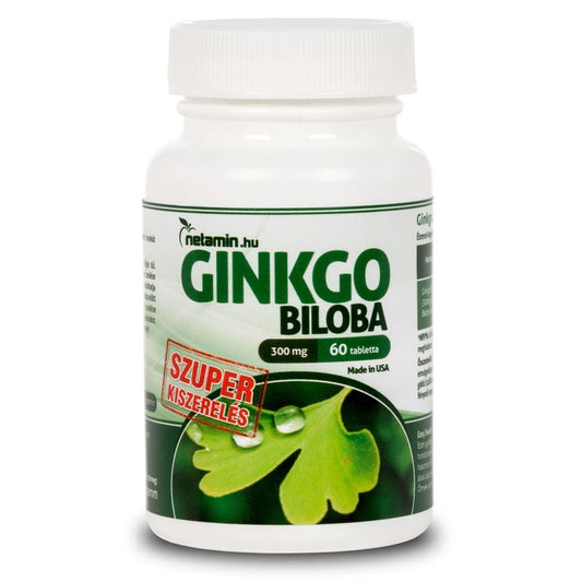 Netamin Ginkgo Biloba 300mg tabletta 60db