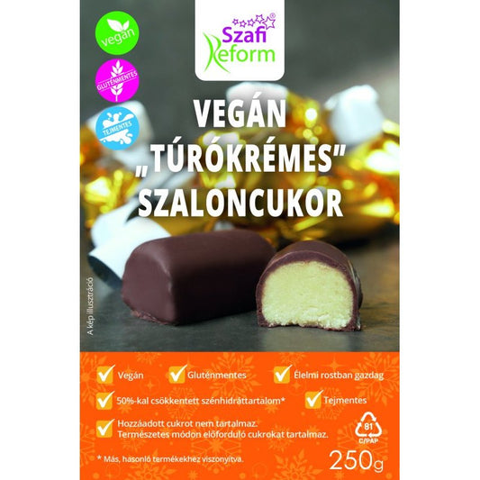 PREORDER Szafi Reform Vegán „túrókrémes” szaloncukor 250g