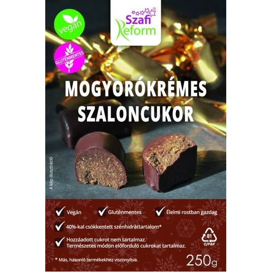 PREORDER Szafi Reform Mogyorókrémes szaloncukor 250g